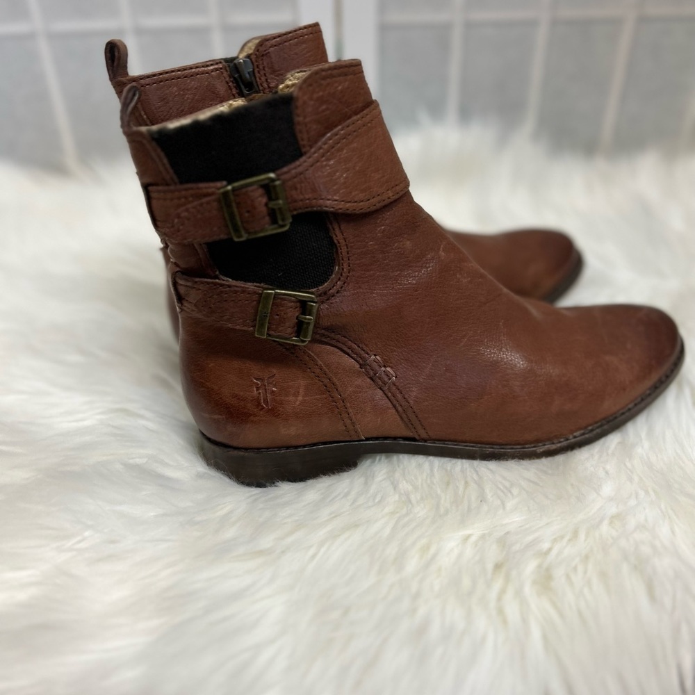 Frye Leather Boots 8 - Picture 4 of 12